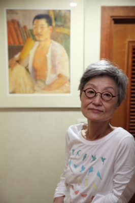 고희동 평전 집필한 최일옥 소설가