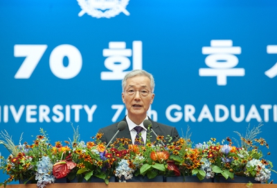 김인권 여수애양병원 명예원장 후기 학위수여식 축사