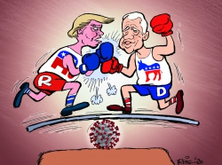 이원복 동문의 만평