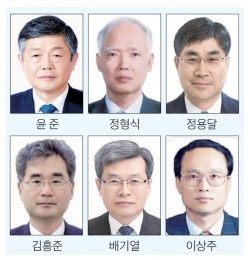 고등법원장 6명, 지방법원장 9명 동문