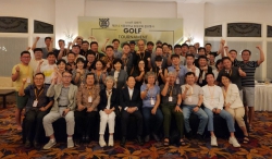 인도네시아동창회 골프대회 만찬 떼 60여 동문 참석